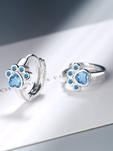 Brincos Pata de Gato Swarovski - Folheado a Ouro 18k + FRETE GRÁTIS