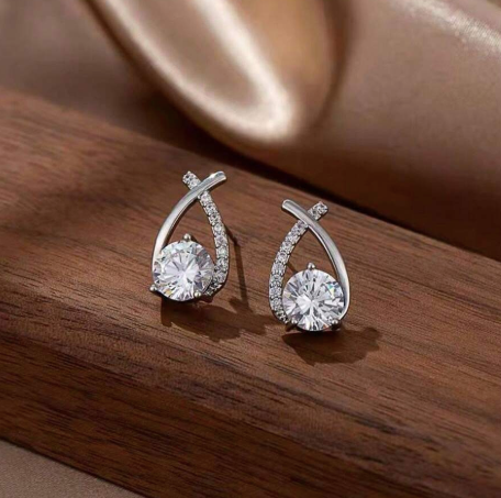 Brincos Orvalho - Swarovski - Folheado a Ouro 18k + FRETE GRÁTIS