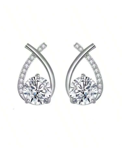 Brincos Orvalho - Swarovski - Folheado a Ouro 18k + FRETE GRÁTIS
