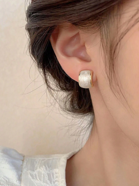 KIT 6 pçs Brincos Minimalista - FOLHEADO A OURO 18K + FRETE GRÁTIS